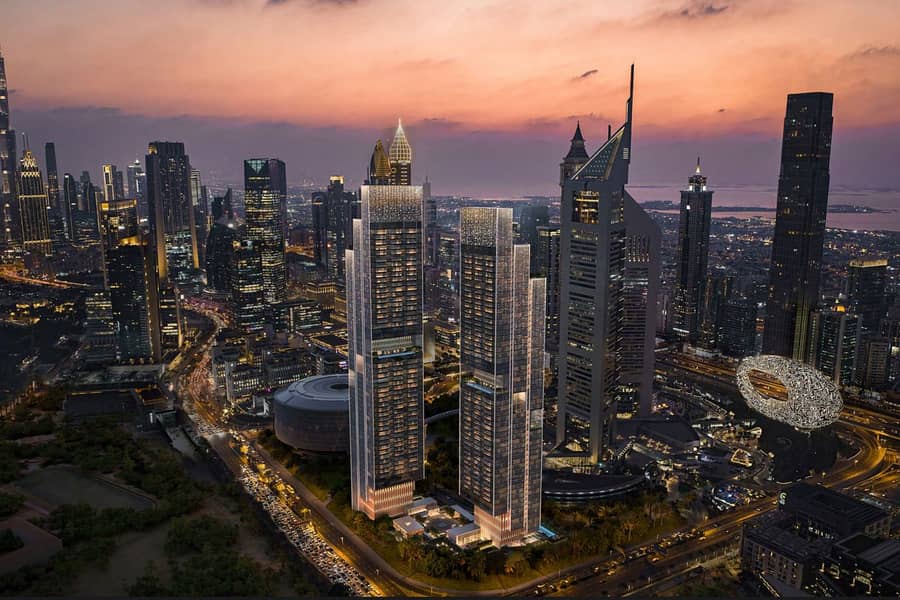位于谢赫-扎耶德路，Jumeirah Residences Emirates Towers 3 卧室的公寓 10650000 AED - 12876182