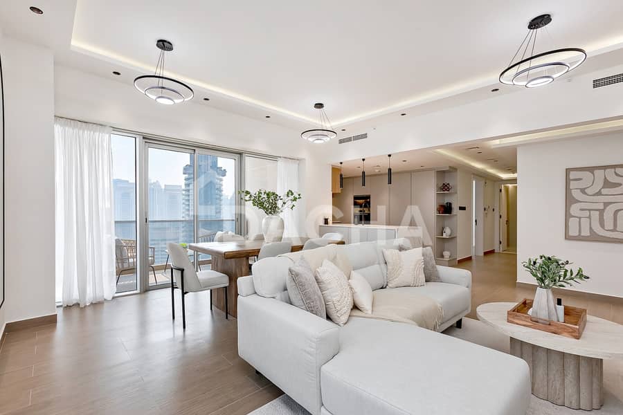 Marina View | Vacant | Fully Upgraded | Maids Room