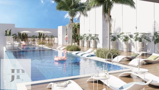 Studio for Sale in Al Satwa, Dubai - CAMERA 2-LIWAN SAMPLE INFINITY POOL. jpeg
