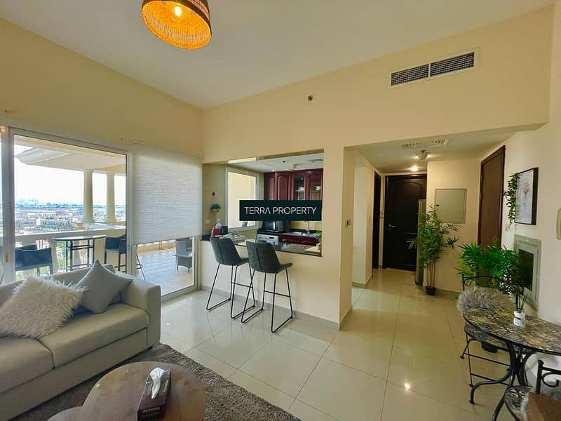 位于阿尔哈姆拉小镇，御风公寓，御风公寓3号 1 卧室的公寓 6500 AED - 12876993