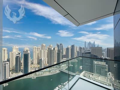 2 Bedroom Flat for Rent in Dubai Marina, Dubai - Full Marina View | With Balcony | High Floor