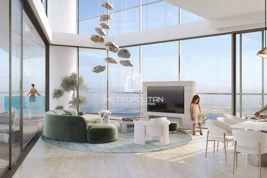 位于迪拜海港城，海洋之家大厦 2 卧室的公寓 2900000 AED - 12879836