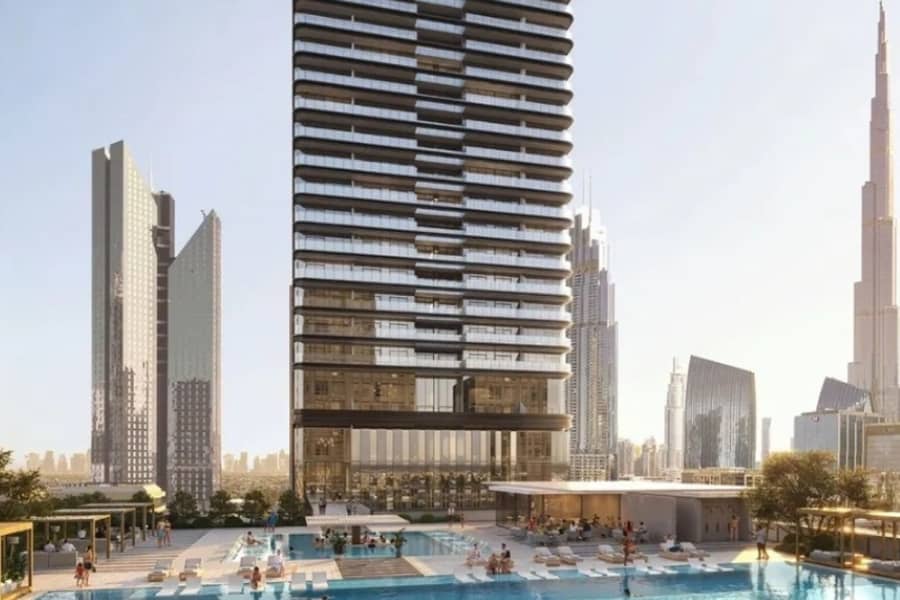 شقة في برج ترامب،شارع الشيخ زايد 1 غرفة 3779804 درهم - 12880592