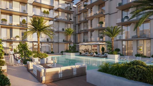 朱美拉环形村(JVC)， 迪拜 2 卧室单位待售 - Resort Style Pool 2. jpeg