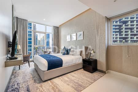 Studio for Rent in Business Bay, Dubai - Furnished Studio | Separate Kitchen | Canal View