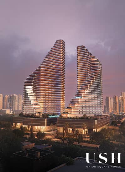朱美拉三角小镇(JVT)， 迪拜 1 卧室单位待售 - Flare Exterior-1. png
