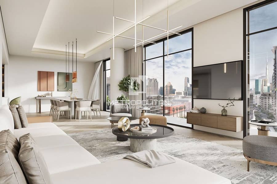 City Walk 1 Bed | Burj Khalifa View | Resale Vastu