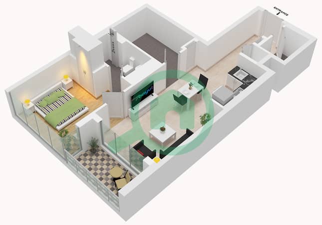 Type B Unit 2,3,6,7,8,9 Floor 7-33