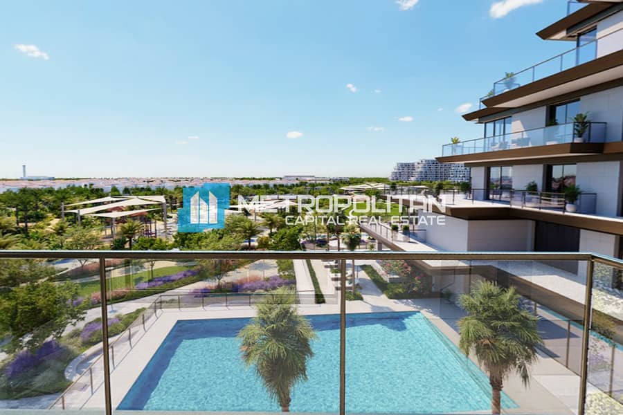 Full Pool View | 1BR+Balcony | High-End Facilities