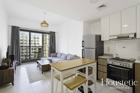 1 Bedroom Apartment for Rent in Town Square, Dubai - Pool View | High Floor | Part Furnished
