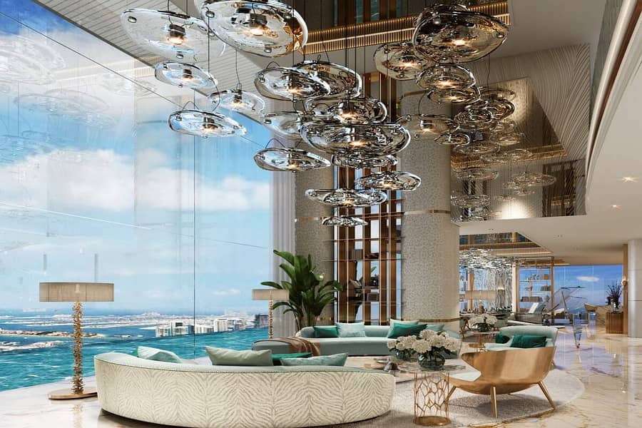 位于迪拜港，卡瓦利达马克海湾综合公寓，DAMAC 海湾大厦 A 座 1 卧室的公寓 2850000 AED - 12885943