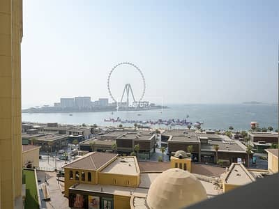 1 Bedroom Apartment for Rent in Jumeirah Beach Residence (JBR), Dubai - Full Sea View | Low Floor | Fully Furnished