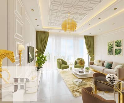 迪拜科学园， 迪拜 单身公寓待售 - LIVING ROOM 1. jpg