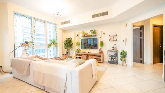 2 Bedroom Flat for Sale in Dubai Marina, Dubai - Panoramic View | Rented | High Floor
