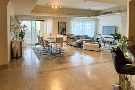 4 Bedroom Flat for Rent in Palm Jumeirah, Dubai - Unfurnished | 4 bed + Maids | Available November
