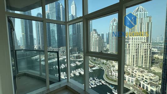 2 Bedroom Apartment for Rent in Dubai Marina, Dubai - Marina View | Maids Room | Large Layout | Chiller Free