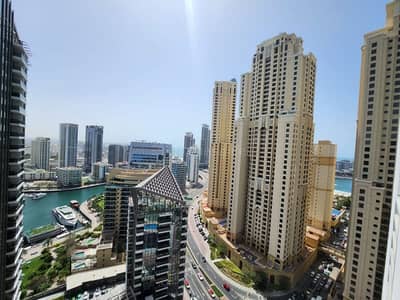 2 Bedroom Flat for Rent in Dubai Marina, Dubai - Elegant 2BR | Furnished | Marina View | Near Metro