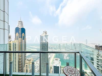 4 Bedroom Apartment for Rent in Dubai Marina, Dubai - Panoramic View | Fully Furnished | Duplex