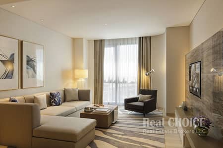 شقة فندقية 2 غرفة نوم للايجار في ديرة، دبي - Arjaan 2 Bedroom Apartment Living Room. jpg
