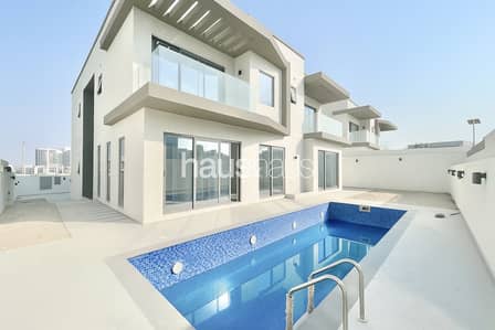 5 Bedroom Townhouse for Rent in Al Furjan, Dubai - Brand New | Custom Build | Private Pool | Elevator