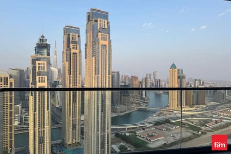 2 Bedroom Apartment for Rent in Business Bay, Dubai - Vacant | High floor with view | Furnished |
