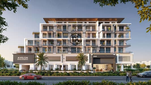 朱美拉环形村(JVC)， 迪拜 单身公寓待售 - Facade_Elevation 1. jpeg