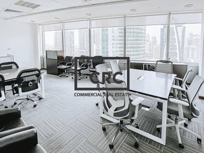 Office for Rent in Jumeirah Lake Towers (JLT), Dubai - FURNISHED | VACANT | LAKE VIEWS
