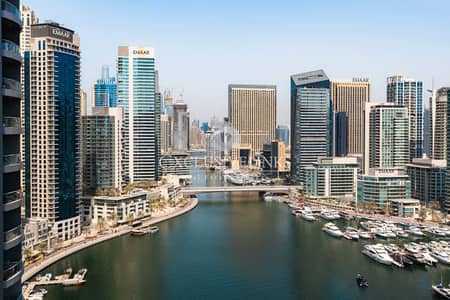 2 Bedroom Apartment for Rent in Dubai Marina, Dubai - Managed | Marina View | High Floor | Vacant