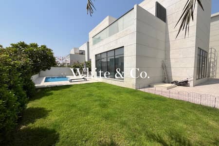 4 Bedroom Villa for Rent in Al Furjan, Dubai - unfurnished | maids room | private pool