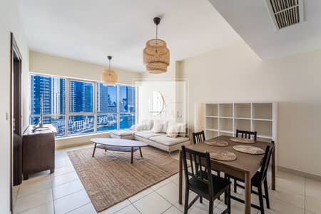 1 Bedroom Apartment for Rent in Dubai Marina, Dubai - Bright & Spacious | Marina Views | Furnished 1BR