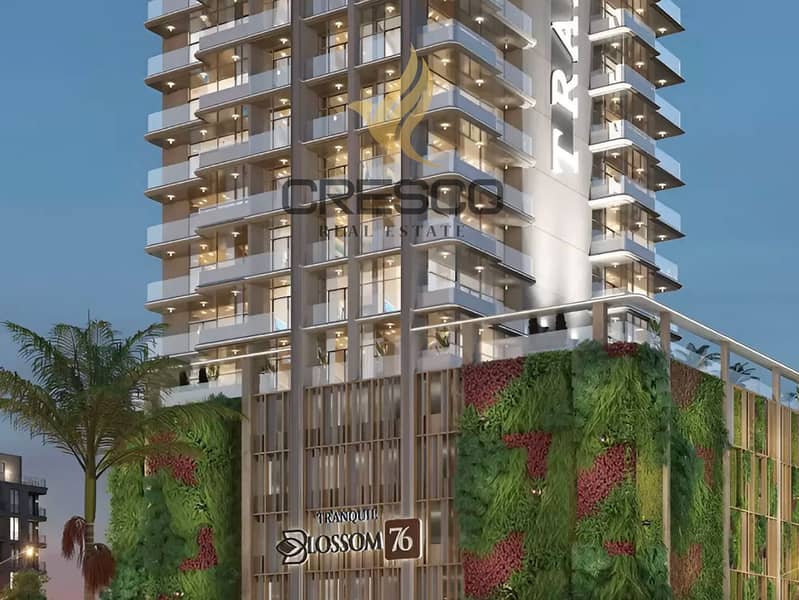 位于朱美拉环形村(JVC)，JVC第17区，Blossom 76 by Tranquil 1 卧室的公寓 1332375 AED - 12898181