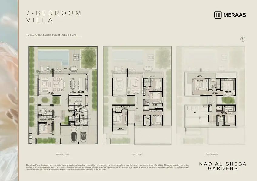 7 BR floor plan