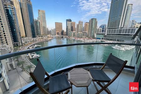1 Bedroom Apartment for Rent in Dubai Marina, Dubai - Gorgeous Marina View| Vacation|Fully Furnished