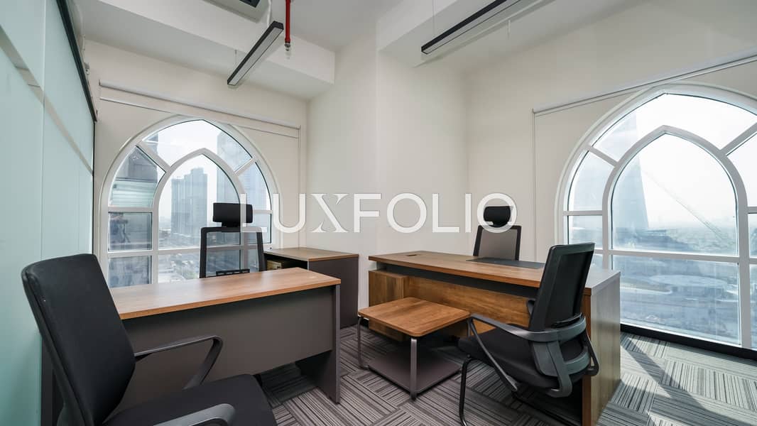 Fully furnished | Vacant | Open workspace