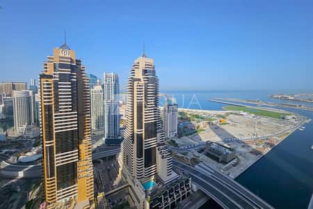 1 Bedroom Apartment for Rent in Dubai Marina, Dubai - Fully Furnished | Upgraded | Marina View