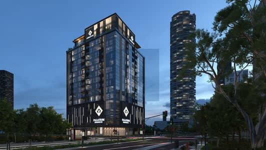 朱美拉环形村(JVC)， 迪拜 1 卧室单位待售 - angle05night-. jpg