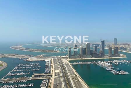 2 Bedroom Flat for Rent in Dubai Marina, Dubai - Sea & Palm Views | Semi Furnished | High Floor
