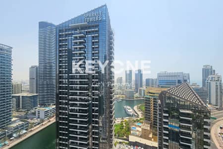 2 Bedroom Apartment for Rent in Dubai Marina, Dubai - Marina & JBR View | High Floor | Fully Furnished
