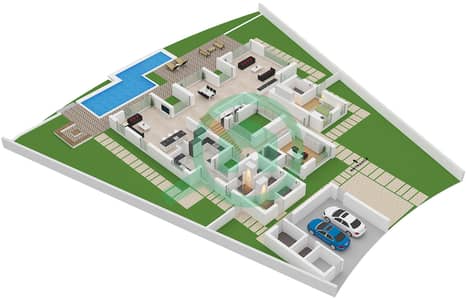 The Acres Estates - 5 Bedroom Villa Type H-5BR Floor plan