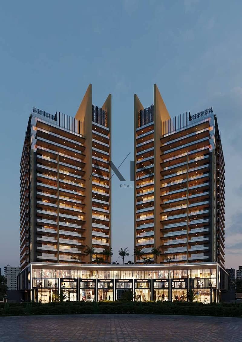 位于阿尔扬街区，Butterfly Towers 1 卧室的公寓 1413921 AED - 12900966