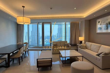 2 Bedroom Flat for Rent in Downtown Dubai, Dubai - Burj Views I Fully Furnished I High Floor