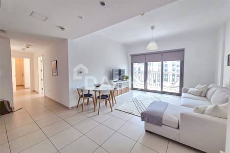2 Bedroom Flat for Rent in Town Square, Dubai - Pool View| Ready To Move | With Kitchen Appliances