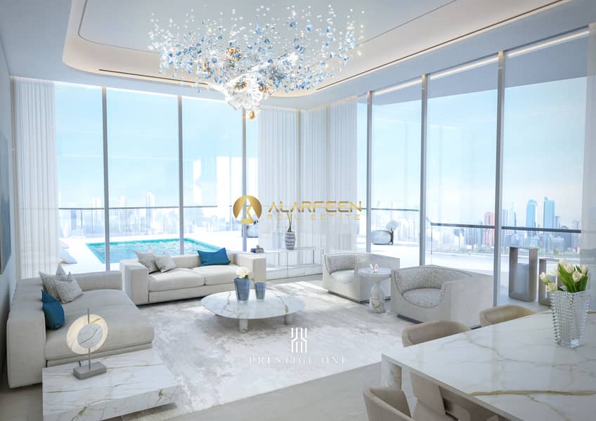 5 05 3-Bedroom penthouse - living dining. jpg