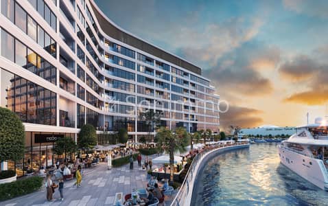 1 Bedroom Apartment for Sale in Al Seanneeah, Umm Al Quwain - Bayfront Marina Residences A04 - Sunset Promenade. jpg