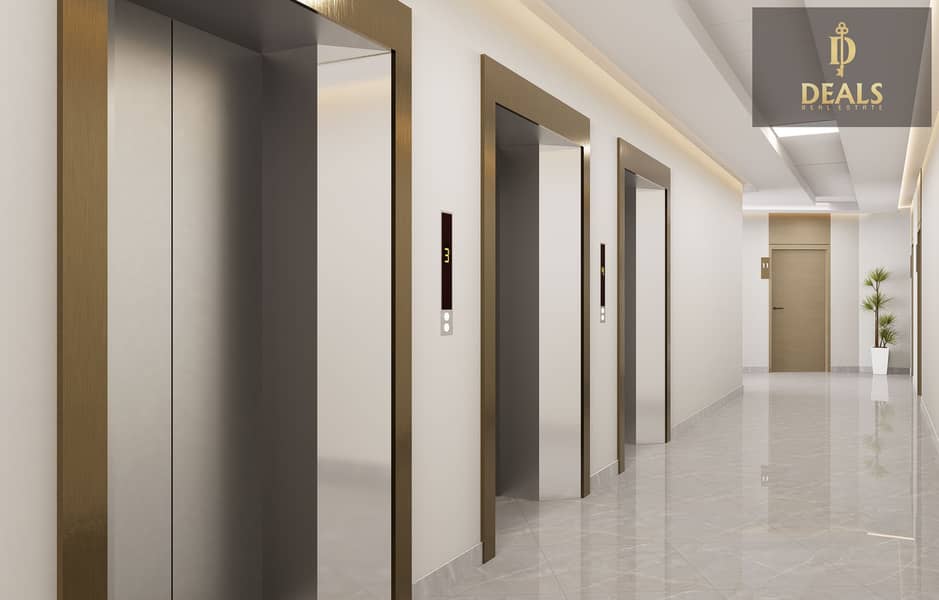 9 9. Typical corridor & lift. png
