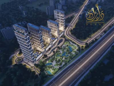 فلیٹ 1 غرفة نوم للبيع في شوبا هارتلاند، دبي - nightoverview01. jpg