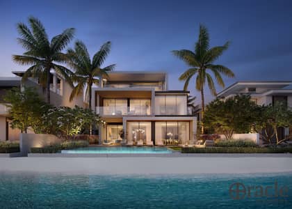 杰贝阿里棕榈园， 迪拜 5 卧室别墅待售 - 02-BV-C Rendering - Exterior Beach-side 2023-09-19 05_08_02. jpg