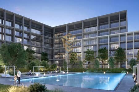 2 Bedroom Apartment for Sale in Aljada, Sharjah - Community view_Spacious 2BR Layout_Sharjah Downtown