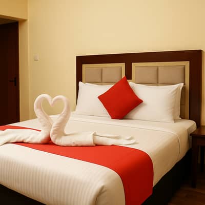 شقة فندقية 1 غرفة نوم للايجار في النباعة، الشارقة - Ruwi 1 BHK Bed. png