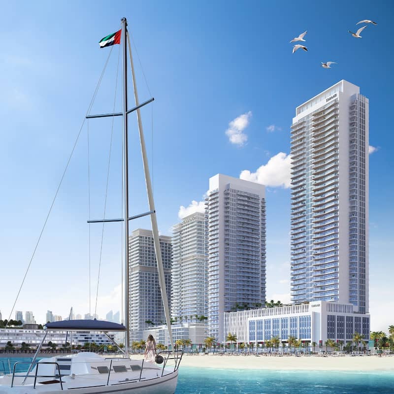 位于迪拜港，艾玛尔海滨社区 1 卧室的公寓 1636000 AED - 4274044